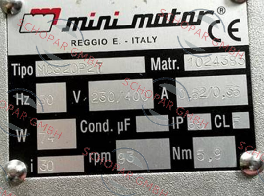 Minimotor-MC 320P2T