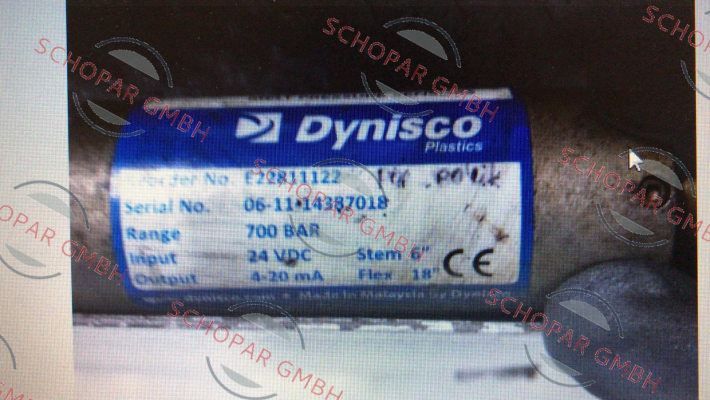 Dynisco-ECHO-MA4-UNF-BAR-R23-6PN-S06-F18-NTR