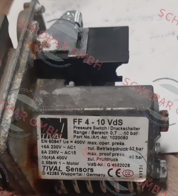 Tival-Sensors-FF4-10 VdS / 1020080