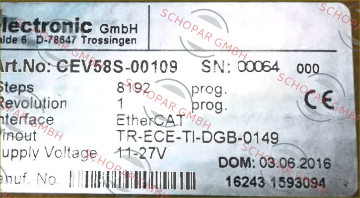 TR Electronic-CEV58S-00109