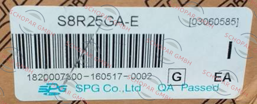 Spg Motor-S8R25GA-ECE