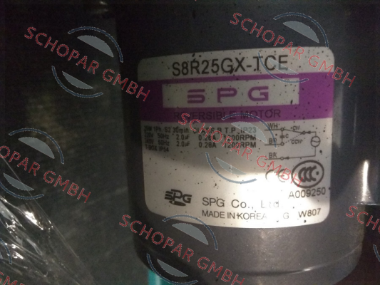 Spg Motor-S8R25GX-TCE