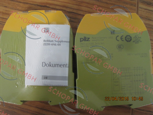 Pilz-p/n: 750106, Type: PNOZ s6 24VDC 3 n/o 1 n/c