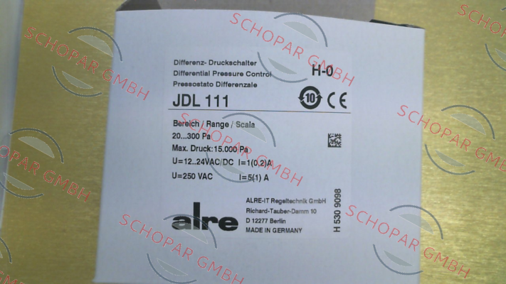 Alre-P/N: H5309098 Type: JDL-111