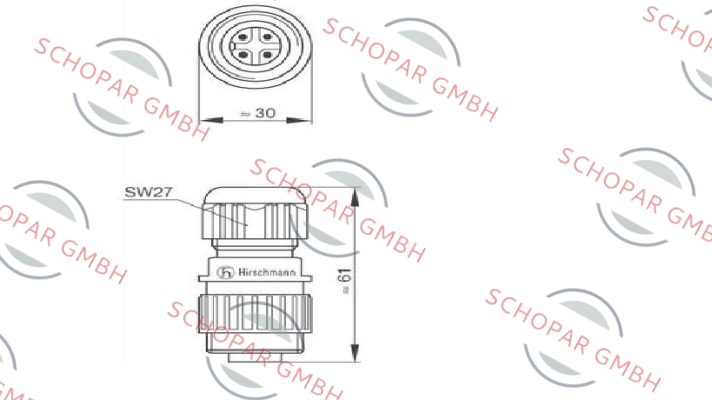 Belden (Lumberg / Hirschmann)-CA 3 LS   900368 