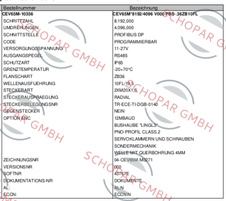 TR Electronic-CEV65M-10356