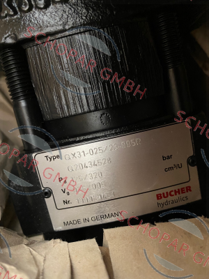 Bucher-100020451, QX31-025/23-005R