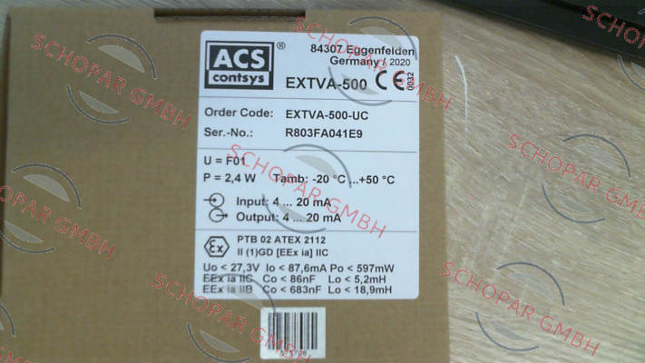 ACS CONTSYS-ExTVA-500-UC