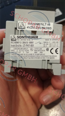 Sontheimer-WAN298/NLT16/4VZM/Z20/69/X83