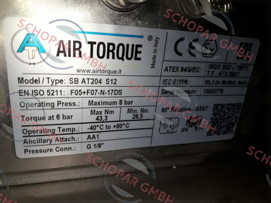 Air Torque-SC00060-6UF05F0711AZN