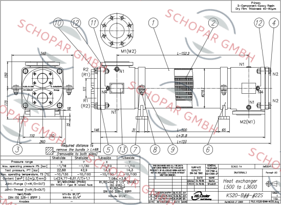 HS Cooler-KS20-BCN-420S L1800