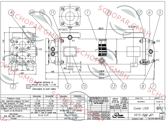 HS Cooler-KK12-BCN-121 L500