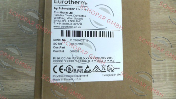 Eurotherm-P116/CC/VH/RRX/R/XXX/XXXXX/XXXXXX/XXXXX/XXXXX/XXXXXX/O/X/X/X/X/X/X/X