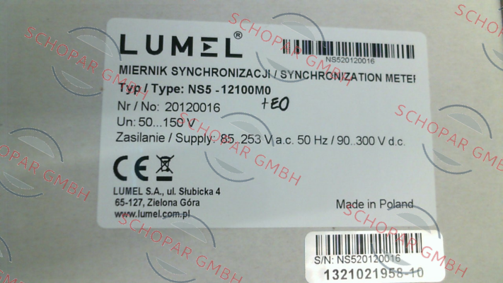 LUMEL-NS5 12100M0