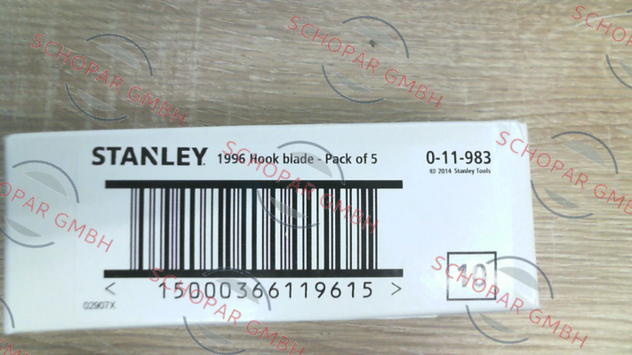 Stanley-P/N: 0-11-983, Type: 1996