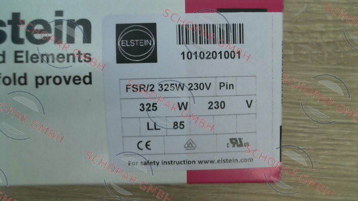 Elstein-FSR/2 325 W 230 V