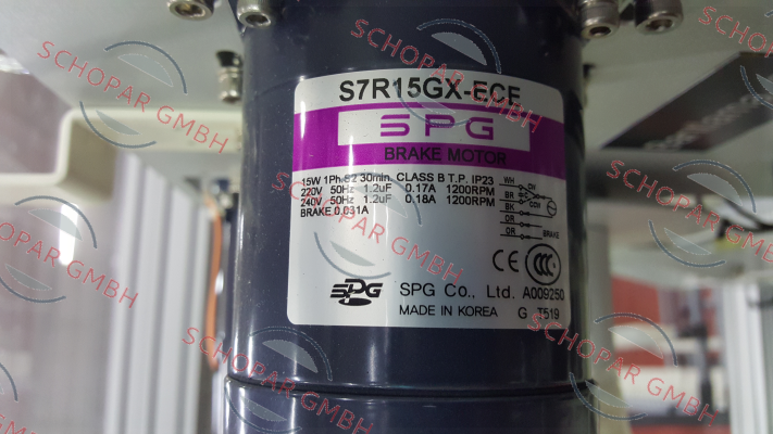 Spg Motor-S7R15GX-ECE