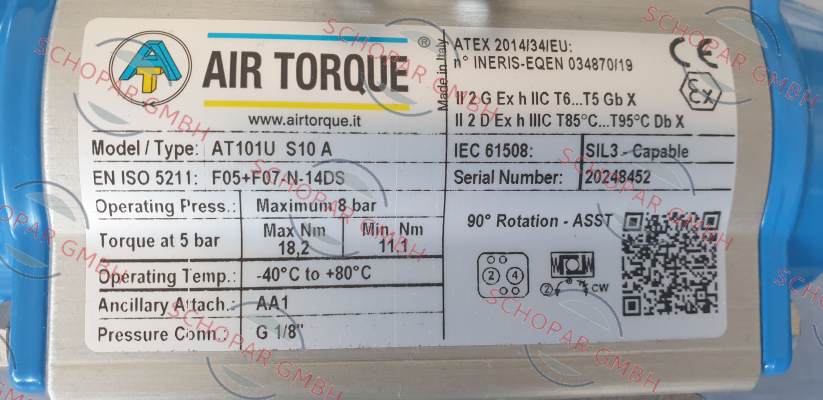 Air Torque-AT101U S10 A (F05+F07-N-14DS)