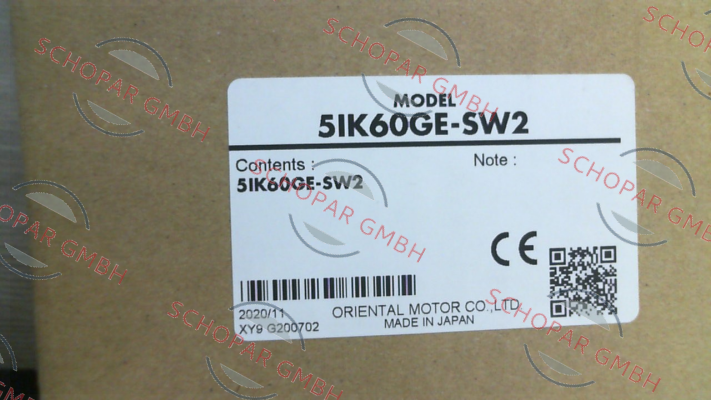 Oriental Motor-5IK60GE-SW2