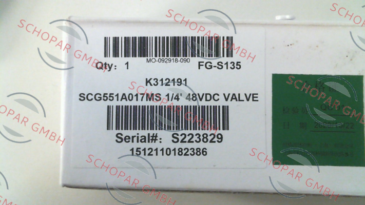 Asco-G551A017MS 48VDC