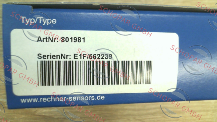 Rechner-P/N: 801981, Type: KAS-80-A13-A-M18-PTFE/VAb-Y5-1-HP