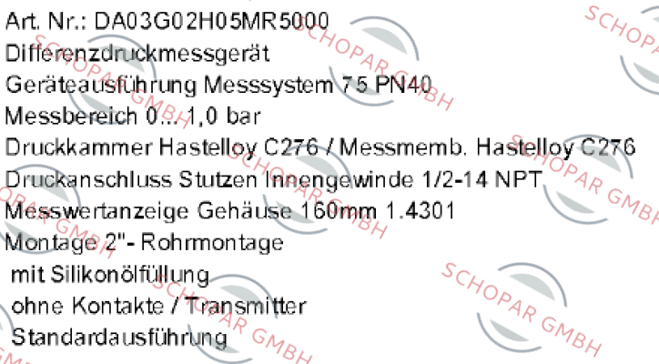 Fischer-DA03G02H05MR5000 