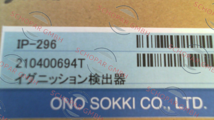 Ono Sokki-IP-296