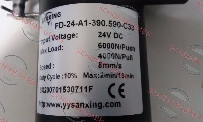 Sanxing- FD-24-A1-390.590-C33 REPLACED BY FD 24-A1-390.590-C33 + CB-1A-230 + remote control 