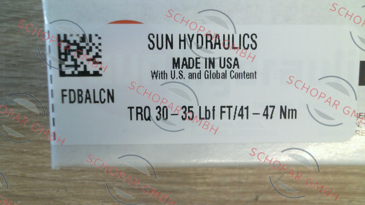 Sun Hydraulics-FDBALCN