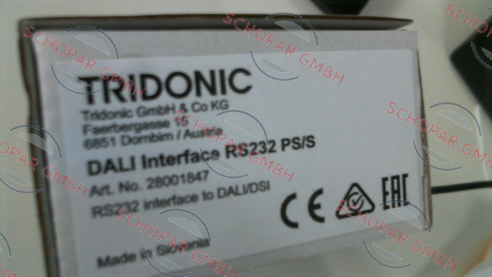 Tridonic-28001847 / DALI Interface RS232 PS/S