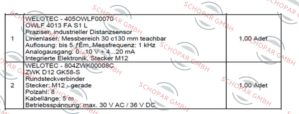 Welotec-OWLF 4013 FA S1 L