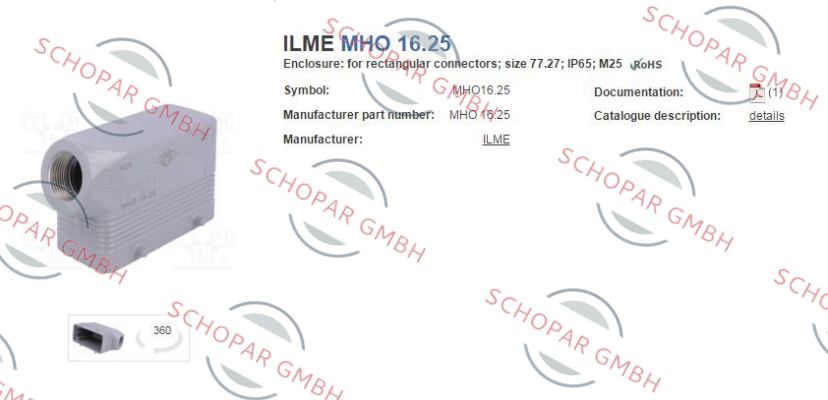 Ilme-MHO 16.25