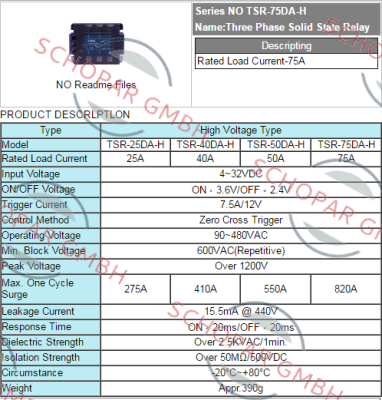 Fotek-TSR-75DA 