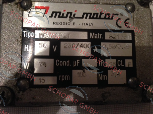 Minimotor-MC 320 P2T - B5