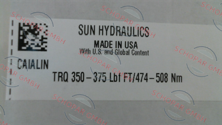 Sun Hydraulics-CAIA-LIN