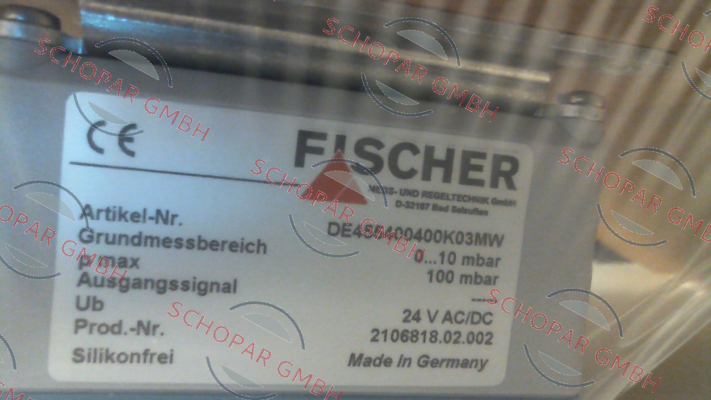 Fischer-DE455400400K03MW