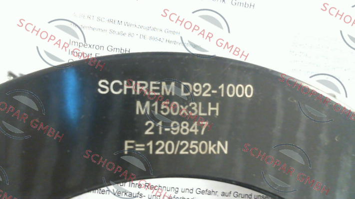 Schrem-D92-1000 (M150x3LH)