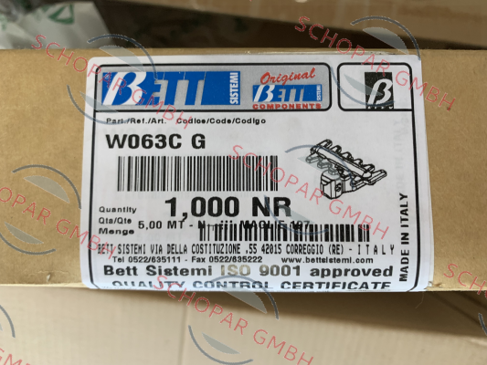 BETT SISTEMI-W063CG