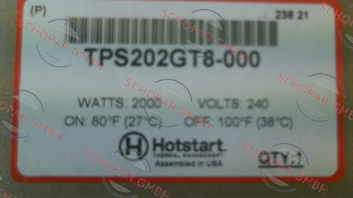 Hotstart-TPS202GT8-000