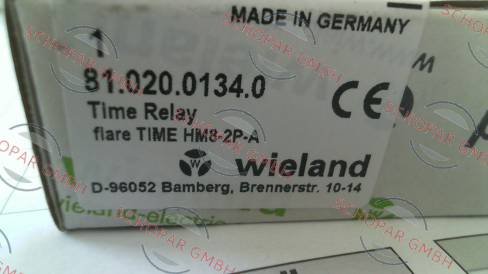 Wieland Electric-81.020.0134.0 / FLARE TIME HM8-2P-A