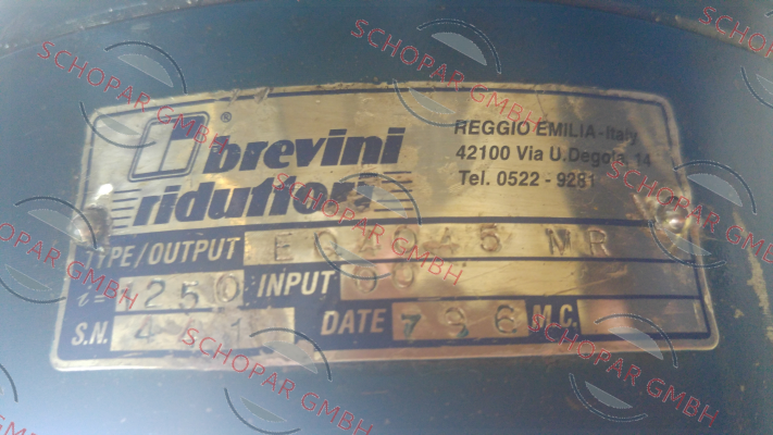 Brevini- EQ4045/MR/1250/00 