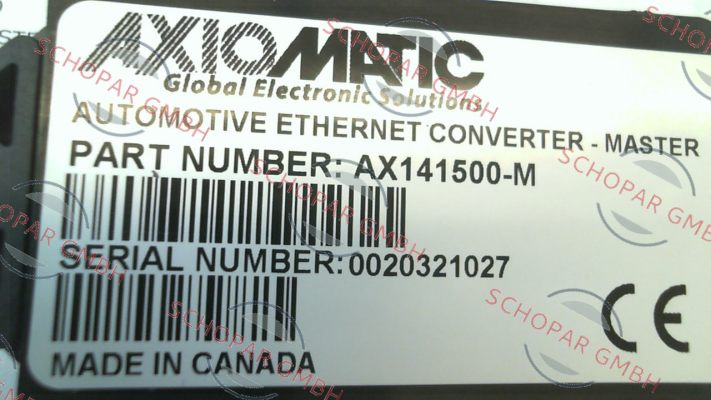 Axiomatic Technologies Corp.-Ax140500-M