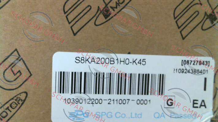 Spg Motor-S8KA200B1H0-K45