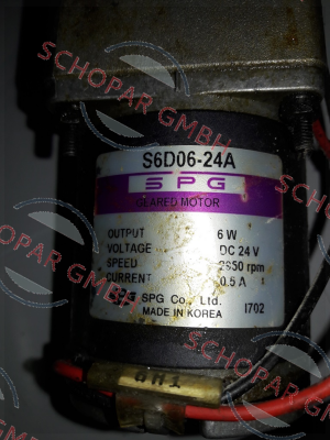 Spg Motor-S6D06-24A