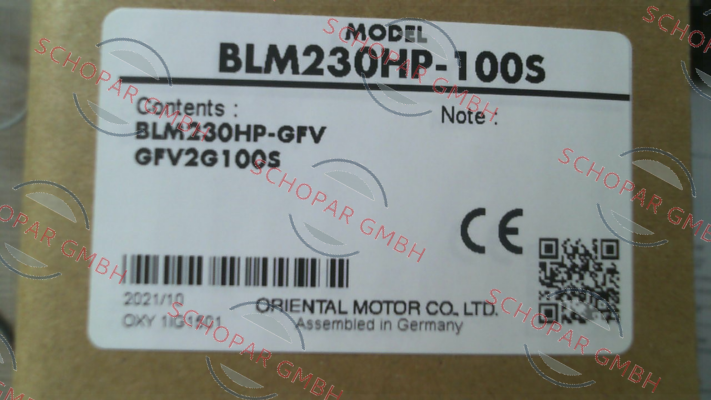 Oriental Motor-BLM230HP-100S (BLM230HP-GFV +GFV2G100S)