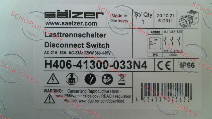 Salzer-H406-41300-033N4