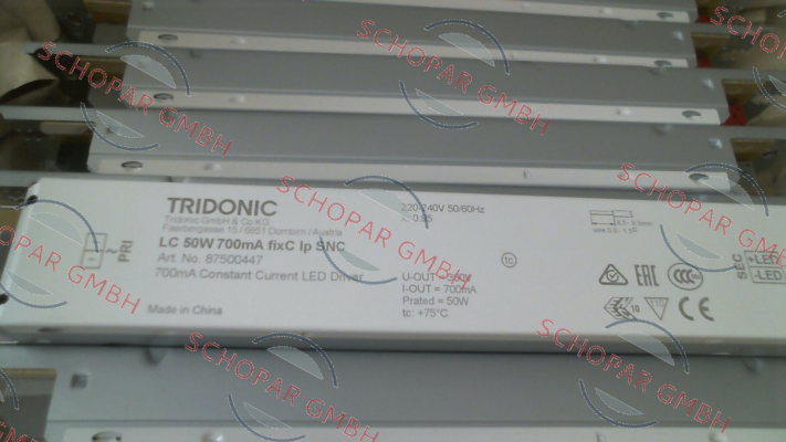 Tridonic-87500447 / LC50W 700mA fixC Ip SNC