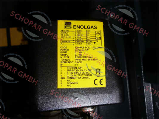 Enolgas-ISO 10 Nm / F03 / 9, SR 0-10 V 