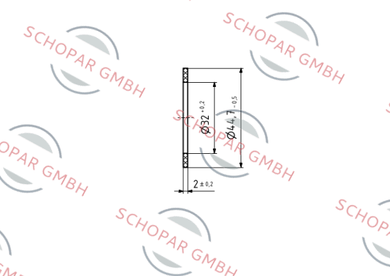 Centellen-Type: WS3822 32x44,7x2mm