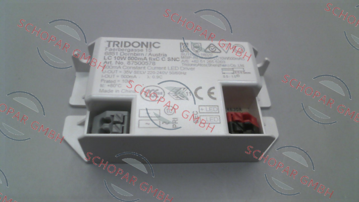 Tridonic-87500578 / LC 10W 500mA fixC C SNC